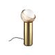 lampada da tavolo Bloom di Ideal Lux, ottone, big