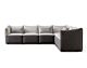 Kubik monocoque sofa by LeComfort, two-tone upholstery
