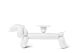 candelabro in alluminio Can-dog di Fatboy