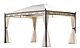 3x4 m rectangular gazebo Oregon by Moia, with curtains and mosquito nets