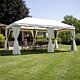 Moia 6x3 rectangular aluminum gazebo