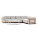 outdoor modular sofa set Rule Teak by Grattoni