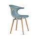 Infiniti Design Sedia Wooden Legs Loop Mono