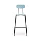 Mariolina high stool by Magis, light blue, anthracite base