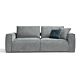 divano letto Dienne More con doppia profondità di seduta, rivestimento in velluto