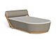 upholstered sunbed Nami by Talenti