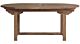 Alicudi table by Moia, oval, extendable, in teak