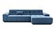 divano componibile Collins LeComfort, 3 posti + chaise longue, tessuto dandy 024