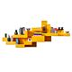Primitive Bookshelf di Qeeboo, modulo singolo, giallo
