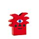 Vaso Red Palm by Marco Oggian per Qeeboo, rosso