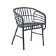 Horm Raphia aluminum chair, indoor/outdoor