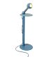 lampada piantana Rocco di Filotto, con lampadina Camo, blu