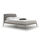 Alf Dafrè bed Ecate with upholstered headboard