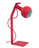 lampada Koso Lucia di Filotto, con portalampade magnetico, rosso