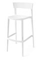 Skin high stool by Calligaris, matt optic white