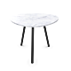 Terramare small low table by Emu, top in Bianco statuario stoneware