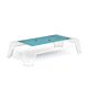 Emu Ivy low garden table, top with fish tiles