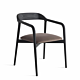 solid wood armchair, Velasca by Horm